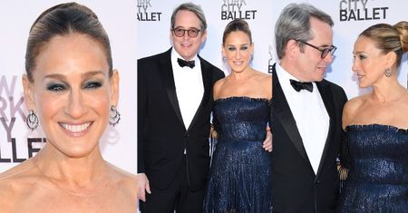 Sarah Jessica Parker z mężem na ściance