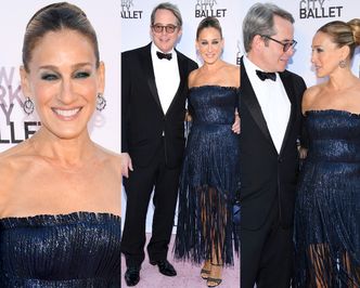 Sarah Jessica Parker z mężem na ściance