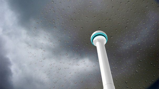 Powietrzna kurtyna ochroni Cię przed deszczem 1