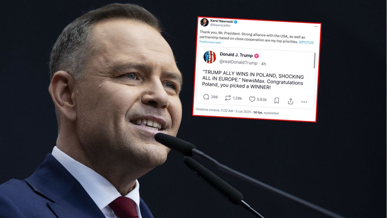 "Thank you, Mr. President". Nawrocki odpowiedział Trumpowi