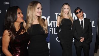 Angelina Jolie zadaje szyku na festiwalu filmowym w Toronto. Towarzyszył jej 20-letni syn, na którego czole widać BLIZNY po wypadku