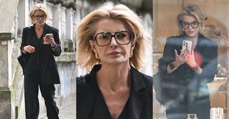 Wyposażona w torebkę za 20 tysięcy Joanna Racewicz nawiedza butik, po czym drepcze do lexusa za ćwierć miliona