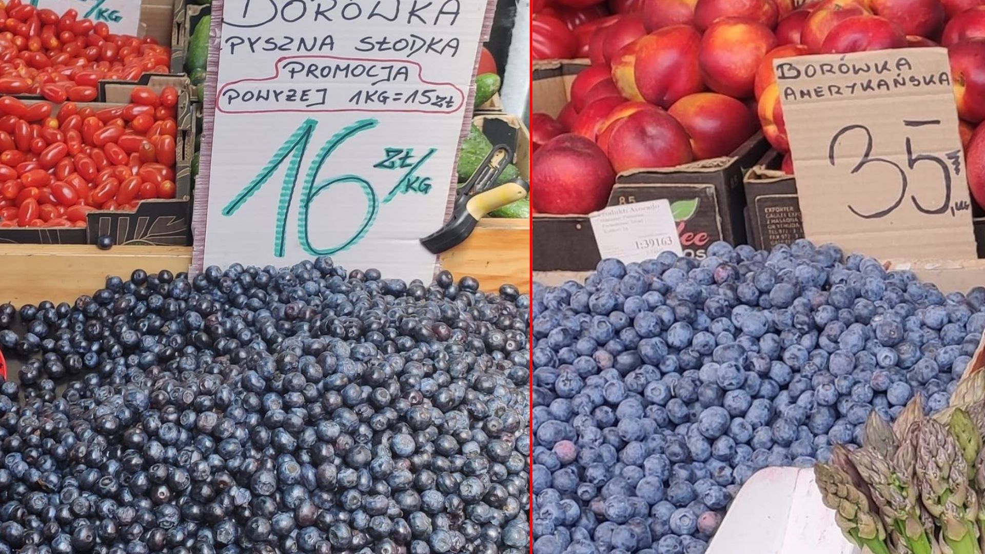 Borówki można upolować nawet za 20 zł mniej