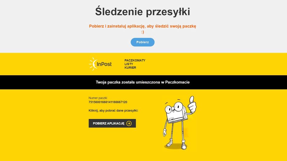 Spreparowana strona InPost