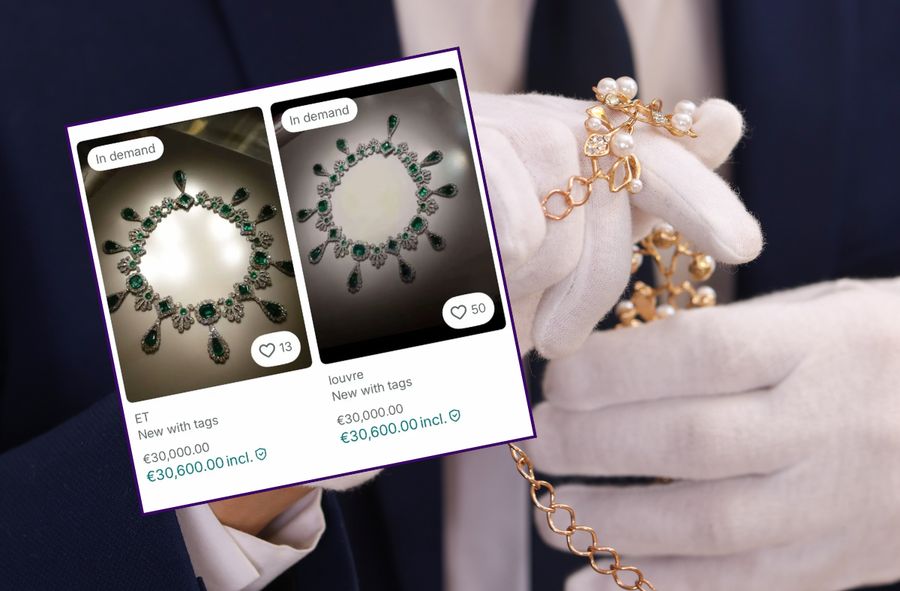 Biżuteria z Luwru dostępna na Vinted?