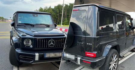 Poszukiwany ENA 43-latek zatrzymany w Miednikach. Jechał luksusowym Mercedesem