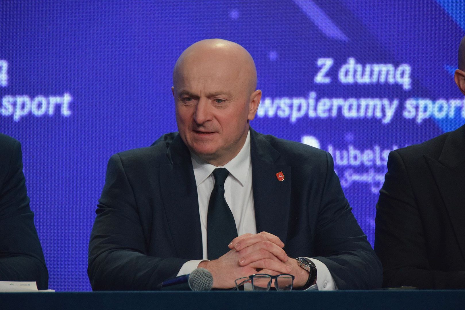 Konferencja prasowa u marszałka Jarosława Stawiarskiego