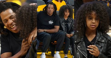 10-letnia córka Beyonce i Jaya-Z "tryska energią" na meczu koszykówki (ZDJĘCIA)
