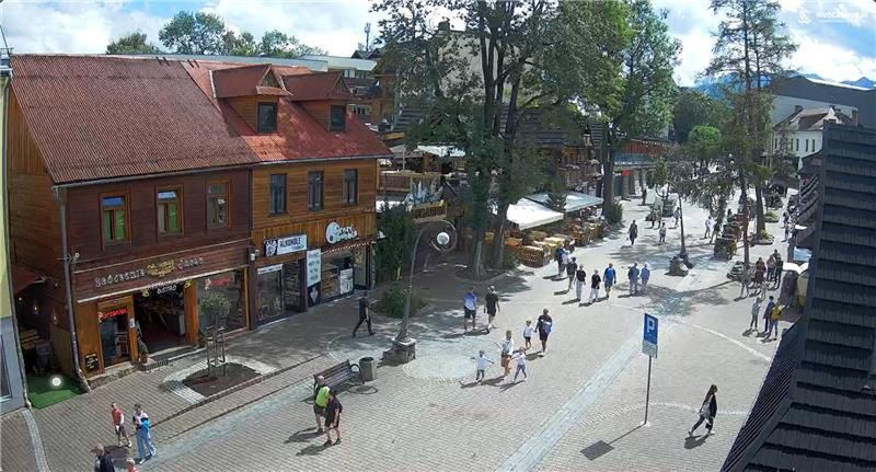 Sobotnie ujęcia z Krupówek.