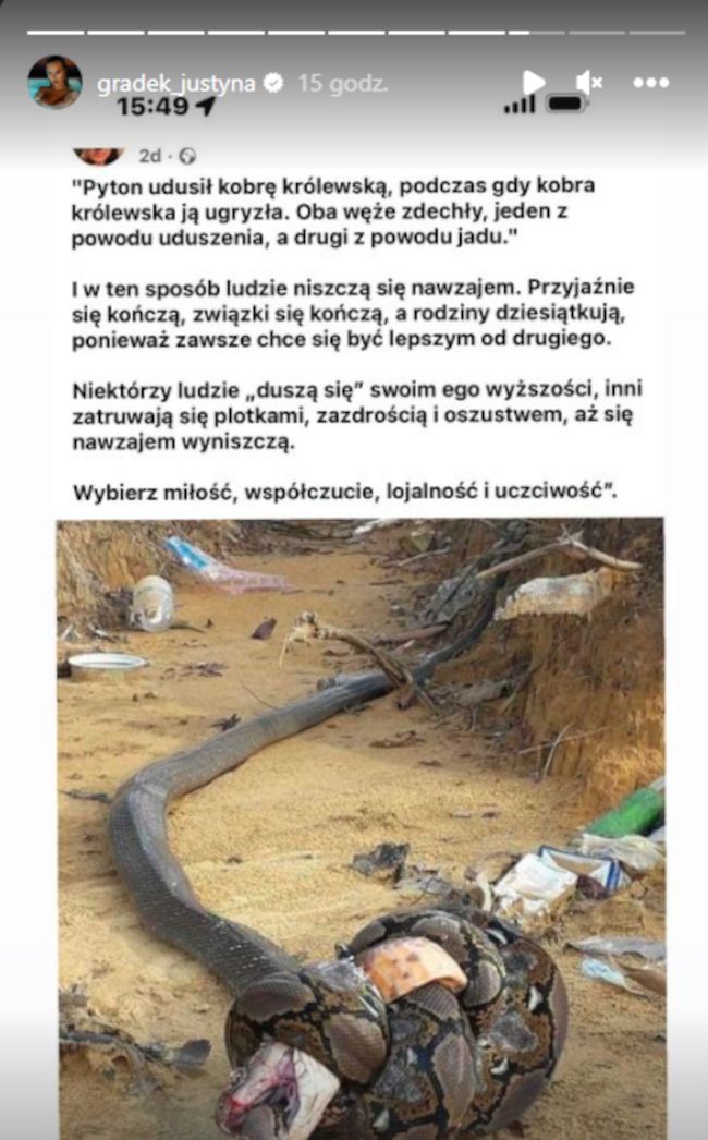 Przemyślenia Justyny Gradek