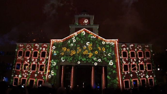 Budynki ożywają - rewelacyjne projekcje 3D 1