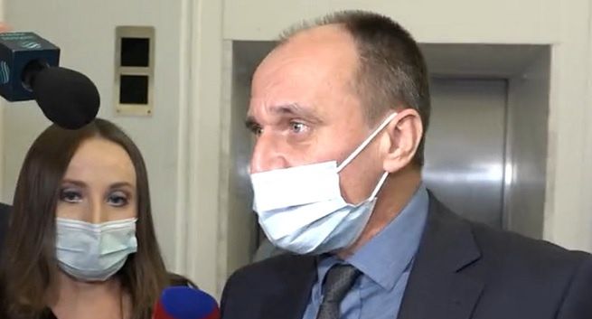 Paweł Kukiz nie chciał rozmawiać z dziennikarzami z powodu reportera TVN24