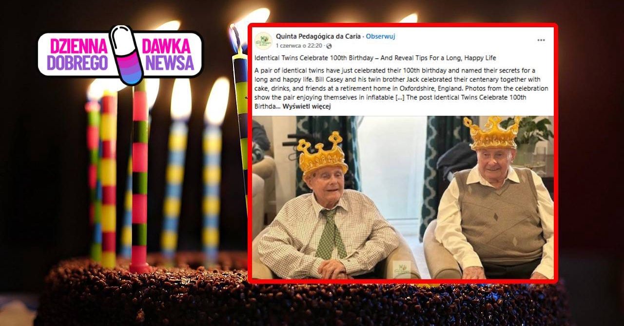 Bliźniacy mają 100 lat. Zdradzają sekret na długie życie