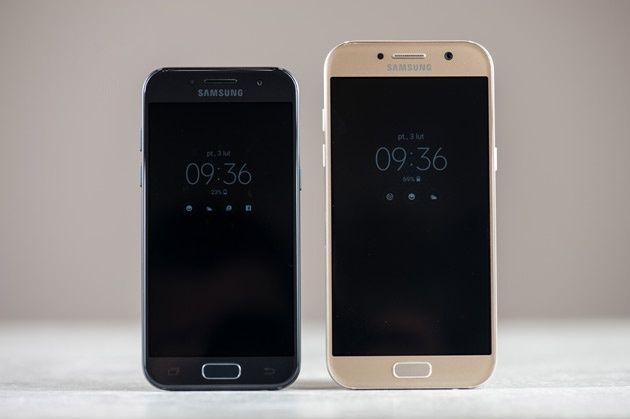 Samsung Galaxy A3 2017 porównanie do Samsung Galaxy A5 2017 -