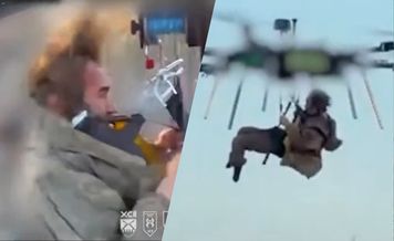 Dron wyciągnął rannego żołnierza z pola minowego. Pierwsza taka akcja w historii
