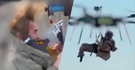 Dron wyciągnął rannego żołnierza z pola minowego. Pierwsza taka akcja w historii
