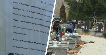 Afera na cmentarzu. Kuria nie odpuszcza, mieszkańcy oburzeni. "Darmozjady!"