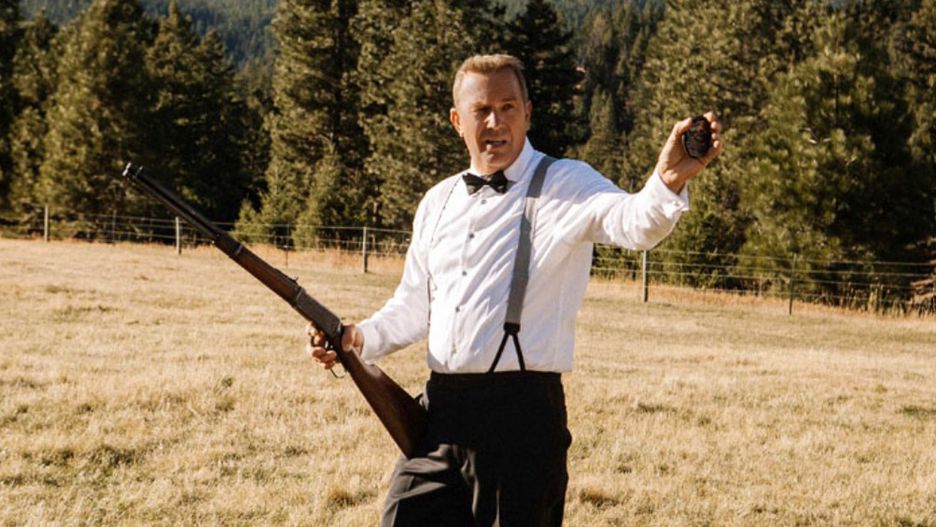 Kevin Costner na planie "Yellowstone"