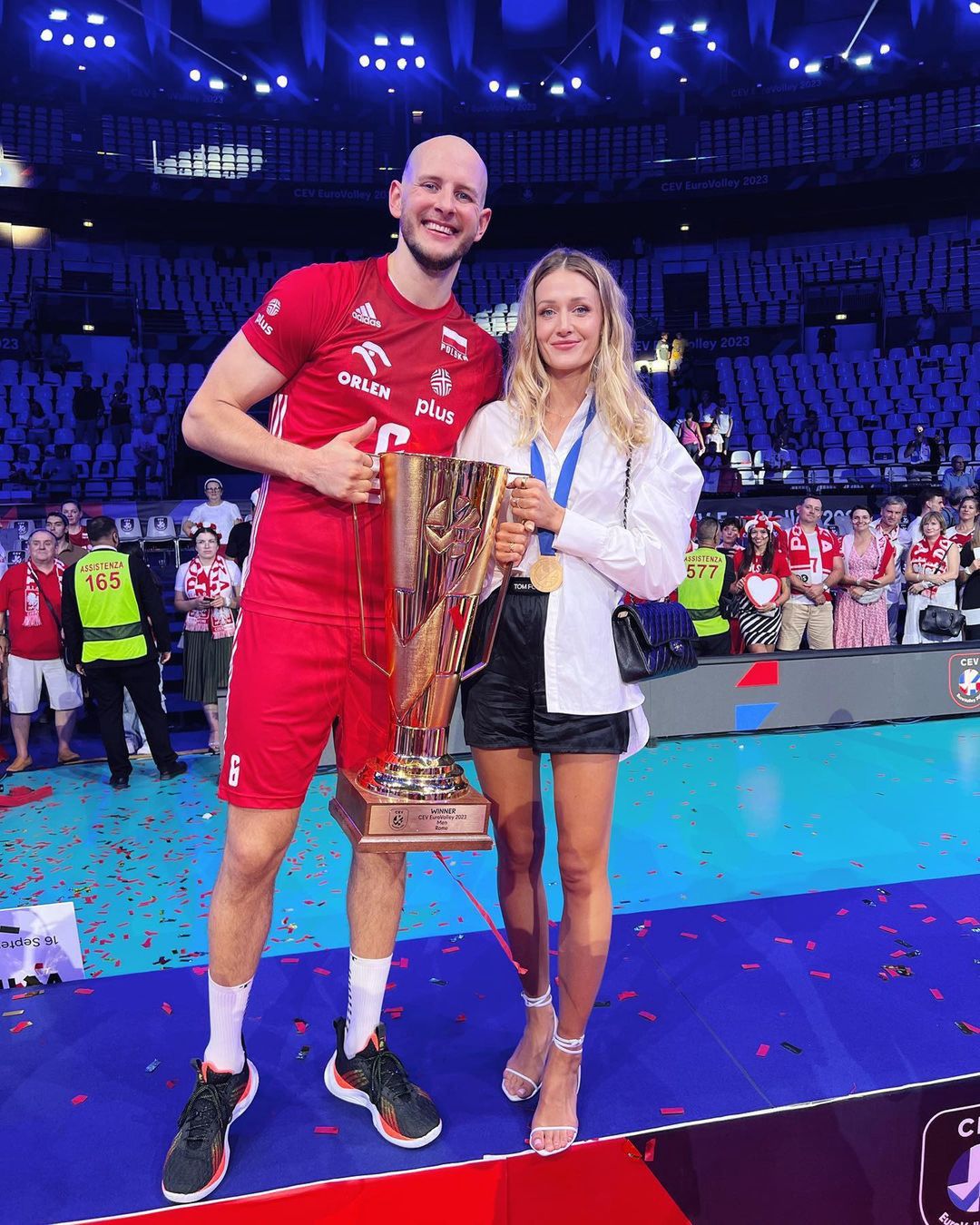 Bartosz Kurek z żoną