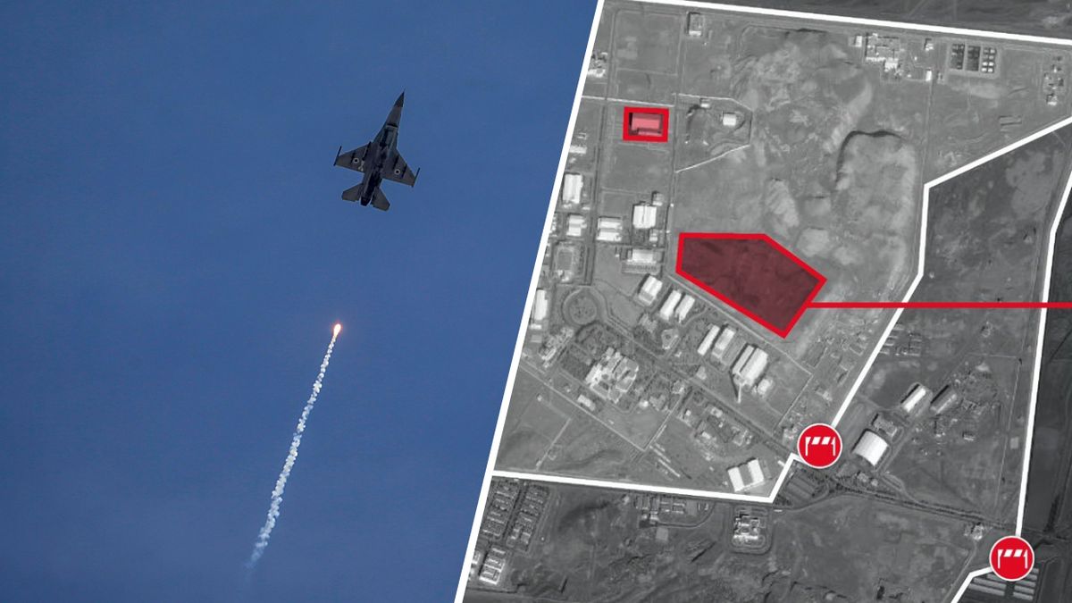 IDF pokazało jeden z uderzonych celi w Iranie