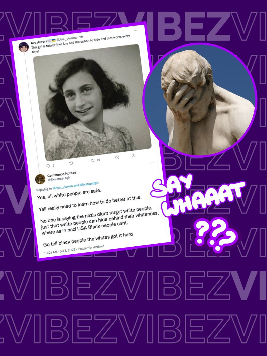 Anne Frank miała biały przywilej?