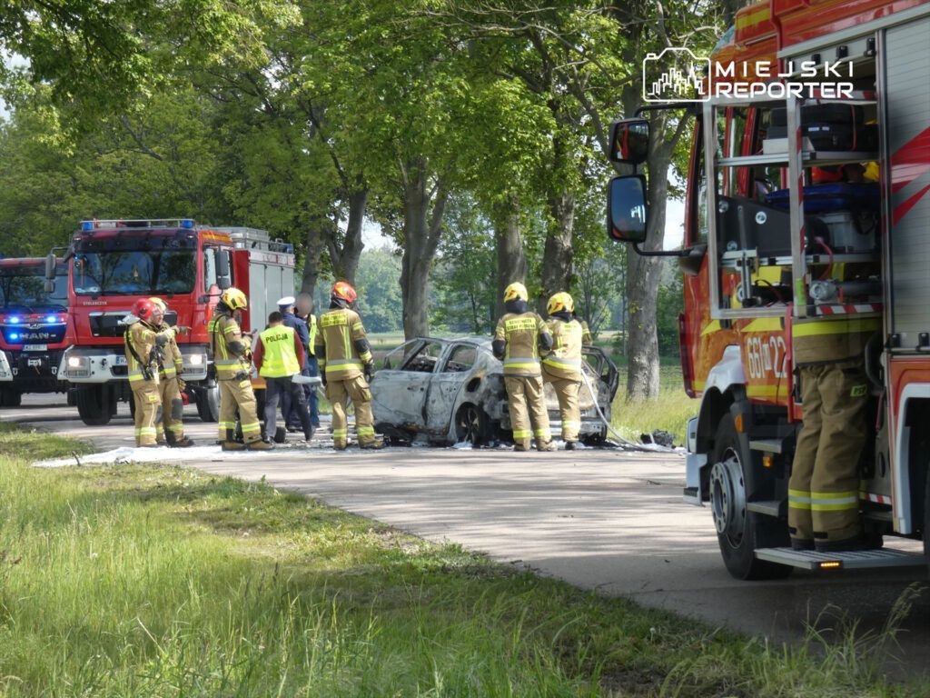 fot. Miejski Reporter. Tragiczny wypadek pod Warszawą