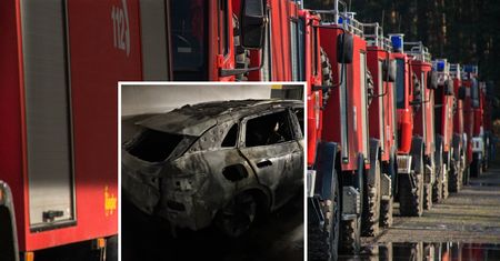 Pożar w podziemnym garażu w Warszawie. Zaparkowany "elektryk" nagle spłonął