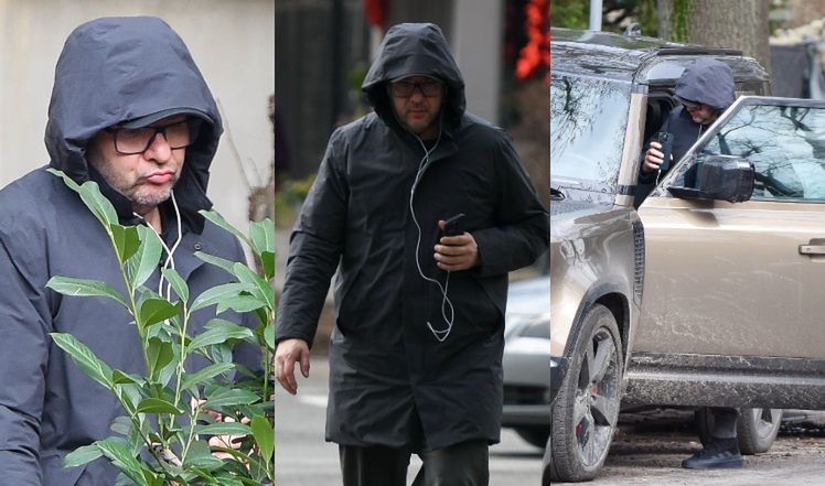 Tomasz Karolek przyłapany na mieście w Land Roverze