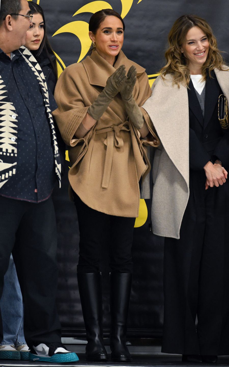 Meghan Markle i książę Harry na pokazie curlingu na wózkach inwalidzkich