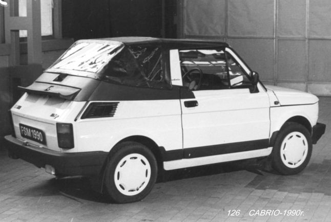 Fiat 126P Bosmal Cabrio - prototyp (fot. mfk126p.pl)