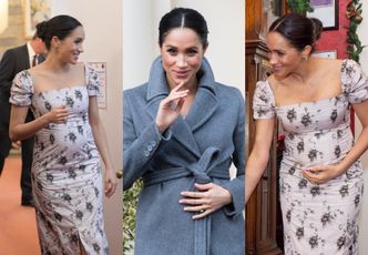 Meghan Markle zażartowała podczas wizyty w domu starców: "Czuje się dziś BARDZO CIĘŻARNA" (FOTO)