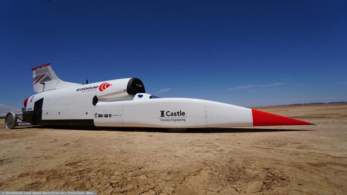 Bloodhound LSR przygotowuje się do przełamania bariery 1600 km/h 1