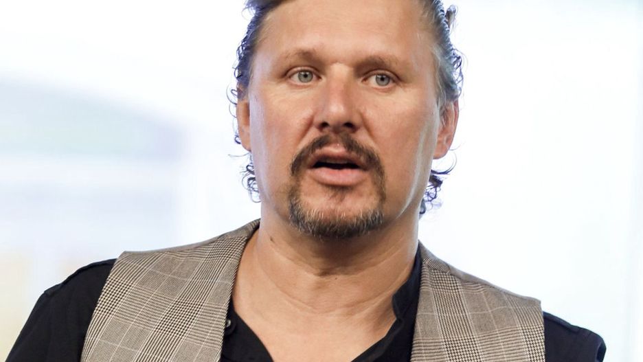 Andrzej Nejman na próbie medialnej spektaklu "Za jakie grzechy?" w Teatrze Kwadrat