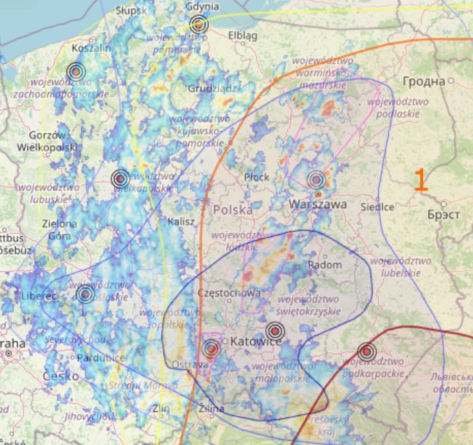 Radar opadów