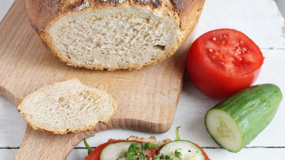 Chleb z naczynia żaroodpornego