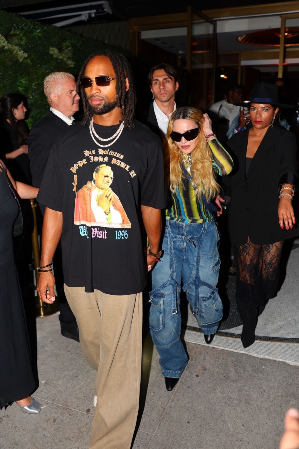 Madonna i jej partner w Nowym Jorku