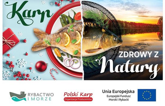 Karp przed świętami reklamowany jako "zdrowy z natury"