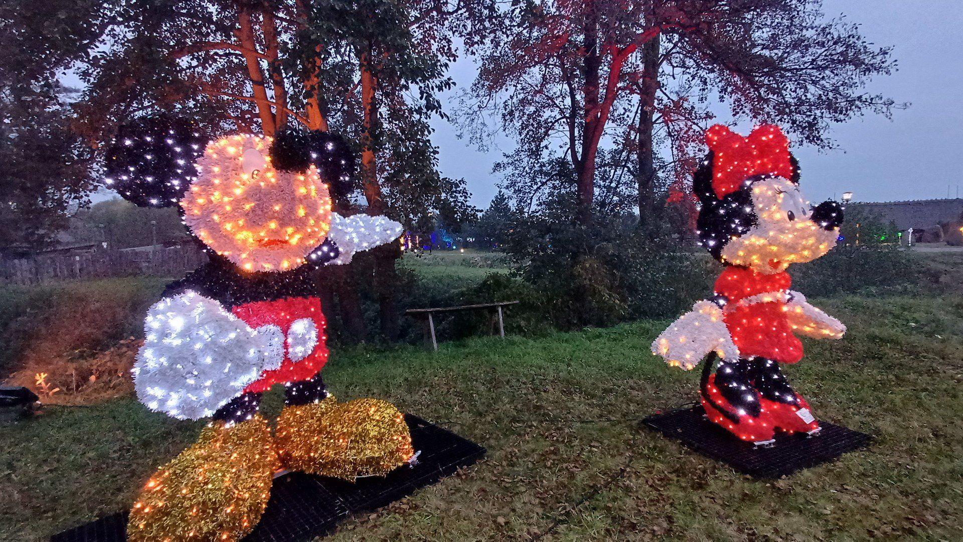 Park iluminacji w Pruszczu Gdańskim