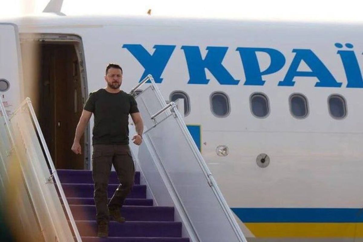 Zełenski w Białym Domu. "Bez czerwonego dywanu, bez garnituru"