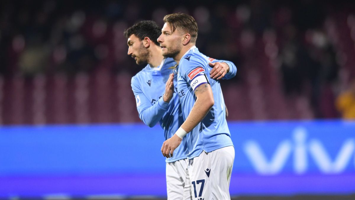 PAP/EPA / MASSIMO PICA / Na zdjęciu: Ciro Immobile cieszy się z gola