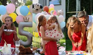 Agnieszka Kaczorowska chwali się urodzinami MŁODSZEJ CÓRKI. Były balony, animatorki i kilka słów refleksji (ZDJĘCIA)