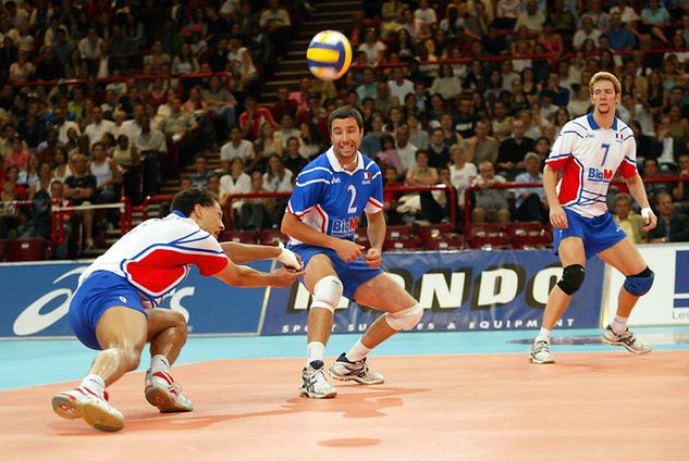 Granvorka i Antiga podczas meczu reprezentacji Francji (foto:FIVB)