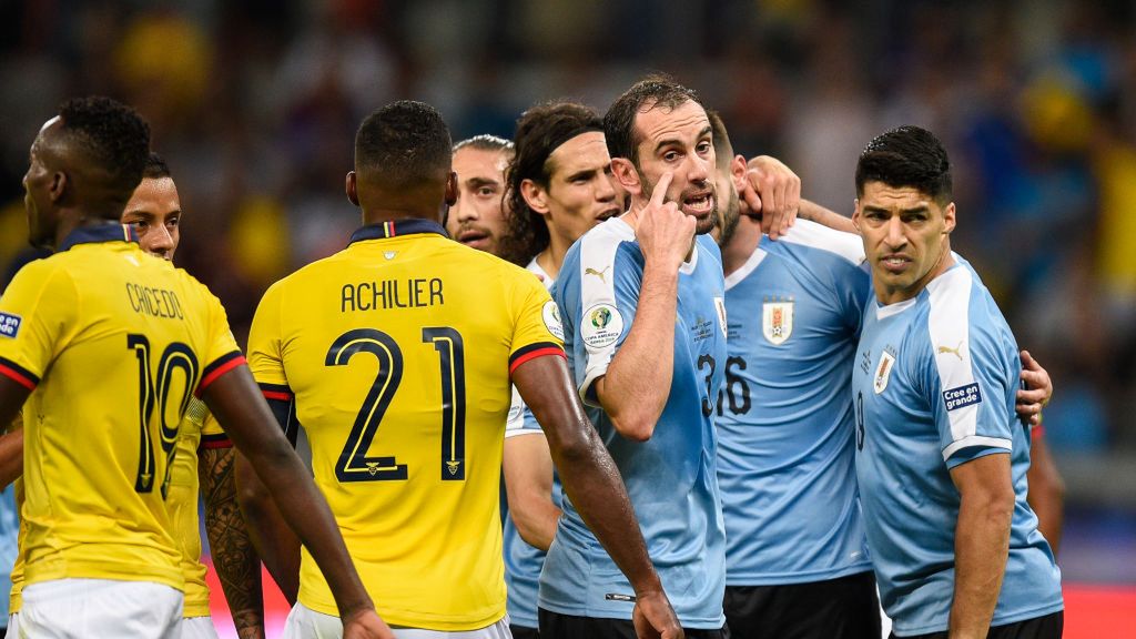 Zdjęcie okładkowe artykułu: Getty Images / Pedro Vilela / Na zdjęciu: piłkarze reprezentacji Urugwaju (z prawej)