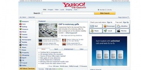 Jak wyglądały początki portali internetowych? 6