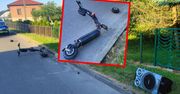 13-latek siedział na głośniku muzycznym. Znów wypadek z hulajnogą