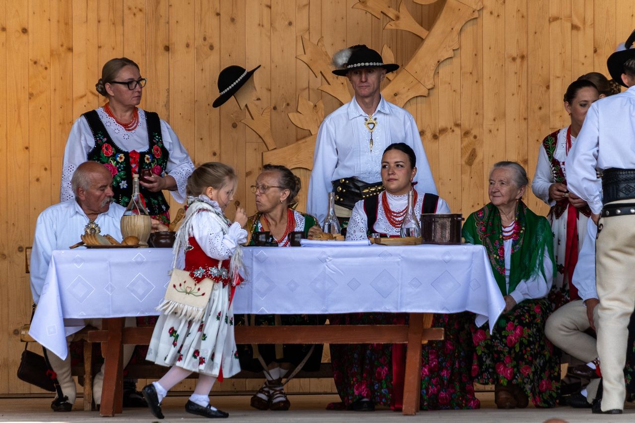Góralskie wesele podczas festiwalu w Zakopanem