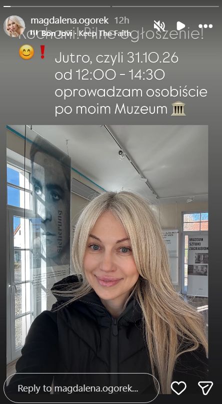 Magdalena Ogórek oprowadzi po muzeum
