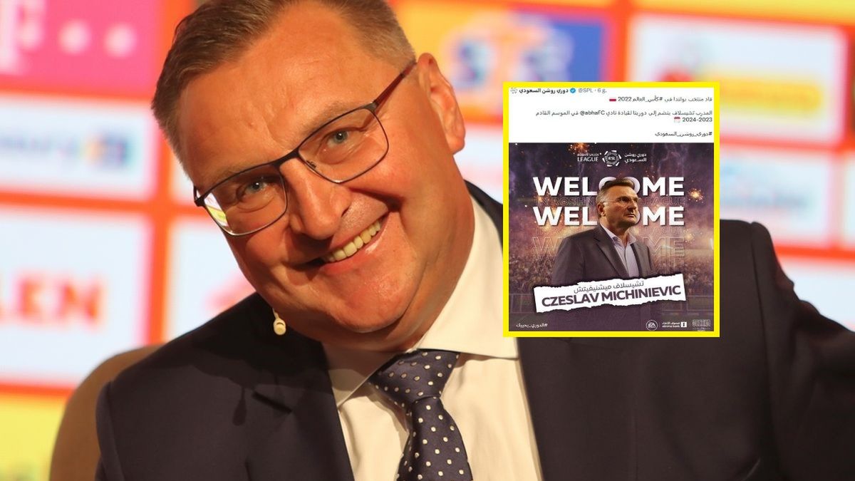 WP SportoweFakty / Mateusz Czarnecki/twitter.com/SPL / Na zdjęciu: Czesław Michniewicz