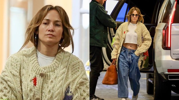 Jennifer Lopez sfotografowana bez grama makijażu