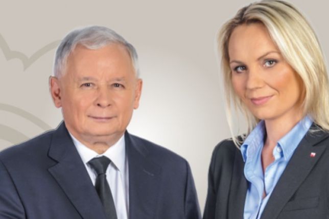 Jarosław Kaczyński i Sylwia Matusiak